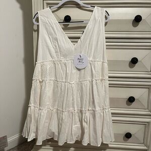 NWT Princess Polly Rosetta Mini White Dress